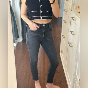 Agolde Black Skinny Jeans